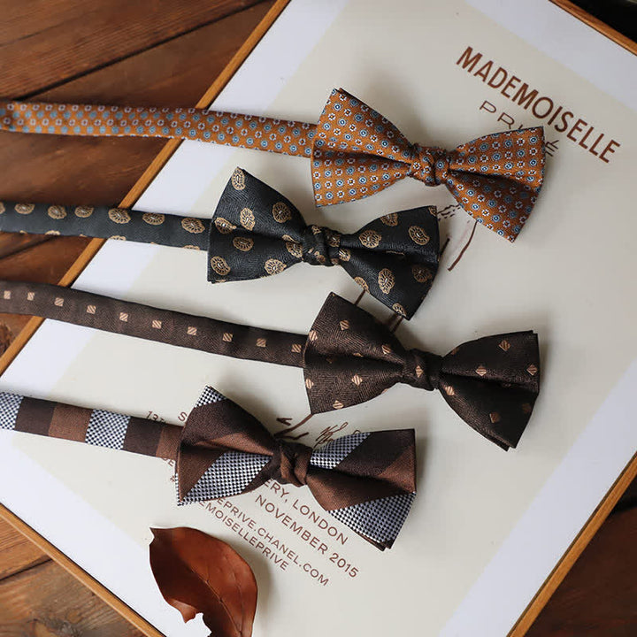 Papillon vintage semplice e delicato da uomo
