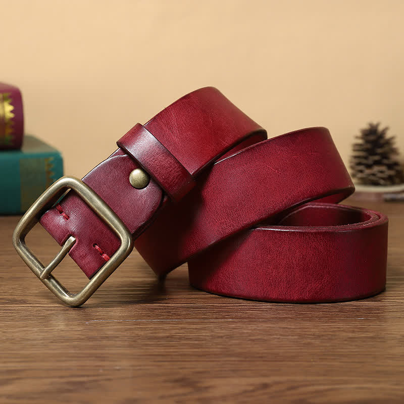 Giacca casual da uomo con cintura in morbida pelle di mucca