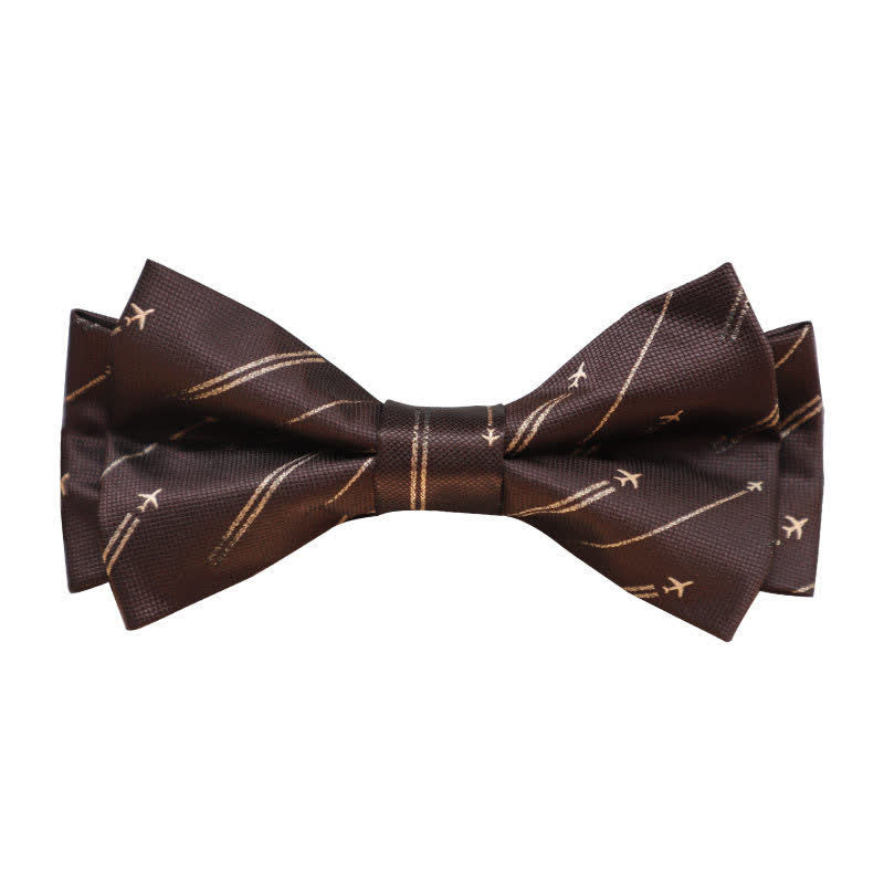 Papillon a righe con pois alla moda da uomo