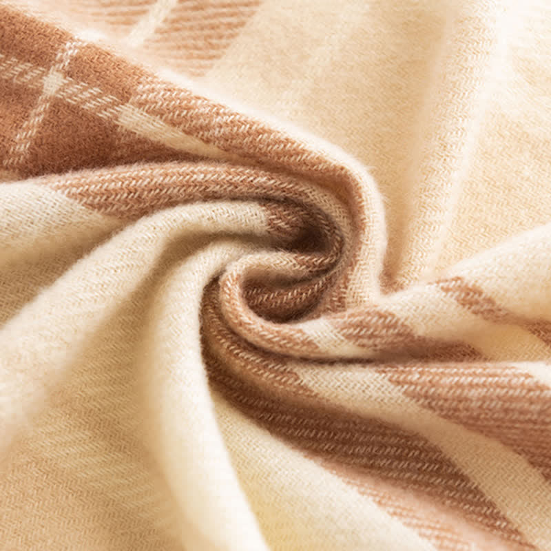 Sciarpa scozzese calda invernale classica da donna