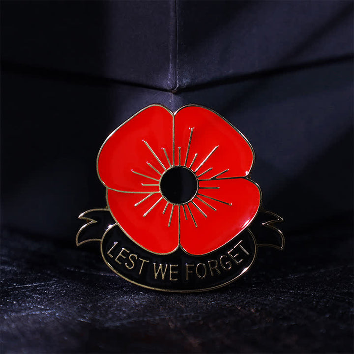 Spilla unisex Lest We Forget Poppy da 3 pezzi