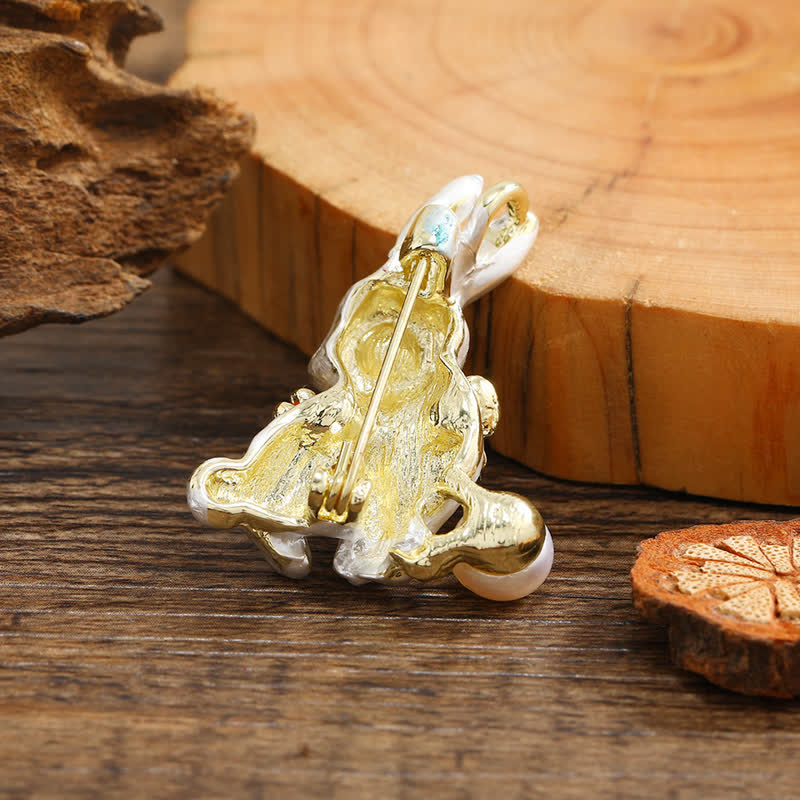 Spilla con frange di pavone Grazioso da donna