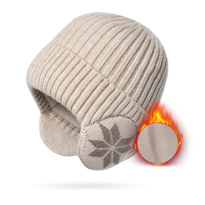 Cappello invernale unisex caldo e spesso lavorato a maglia