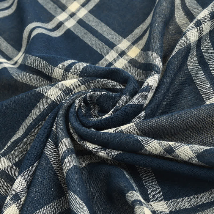 Sciarpa scozzese casual in stile britannico da uomo