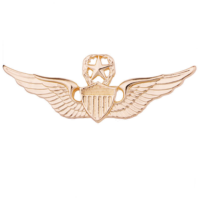 Spilla con distintivo ala da pilota da uomo