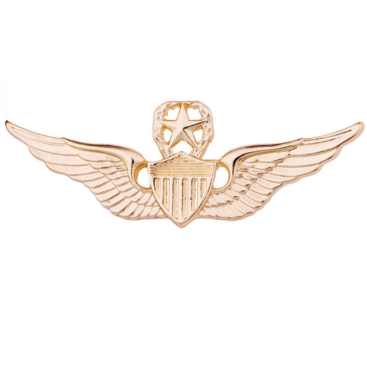 Spilla con distintivo ala da pilota da uomo