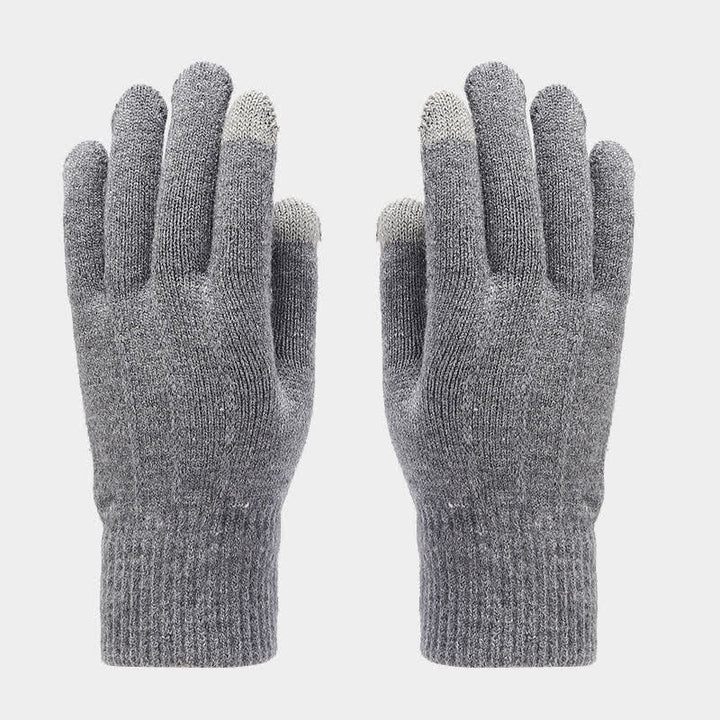 Set di 3 cappelli, sciarpe e guanti classici unisex versatili - image 3