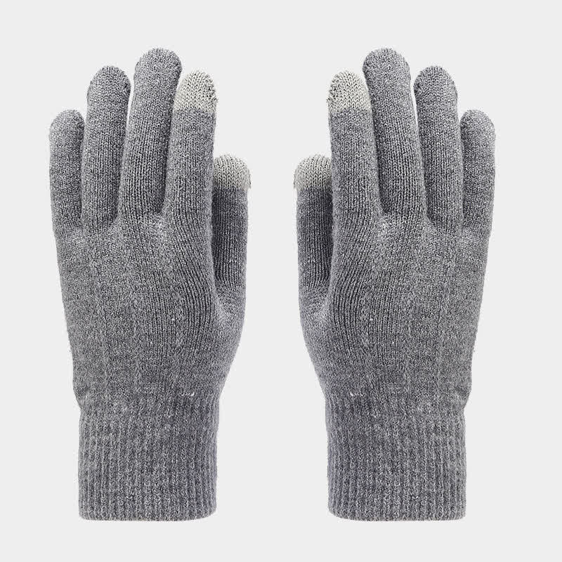 Set di 3 cappelli, sciarpe e guanti classici unisex versatili