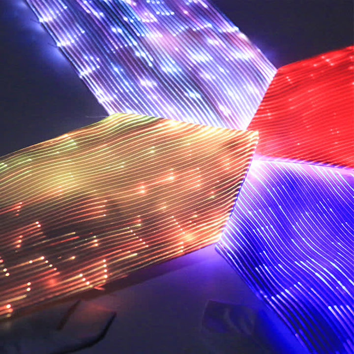 Cravatta luminosa futuristica in fibra ottica - image 9