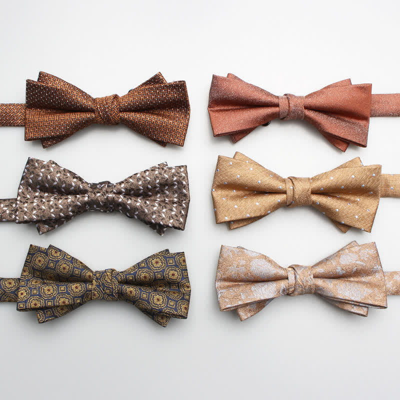 Papillon classico da uomo, formale, stampato - image 1