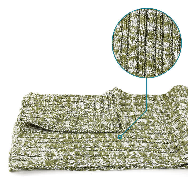 3 pezzi unisex elegante cappello sciarpa lunga touch screen guanti set - image 6