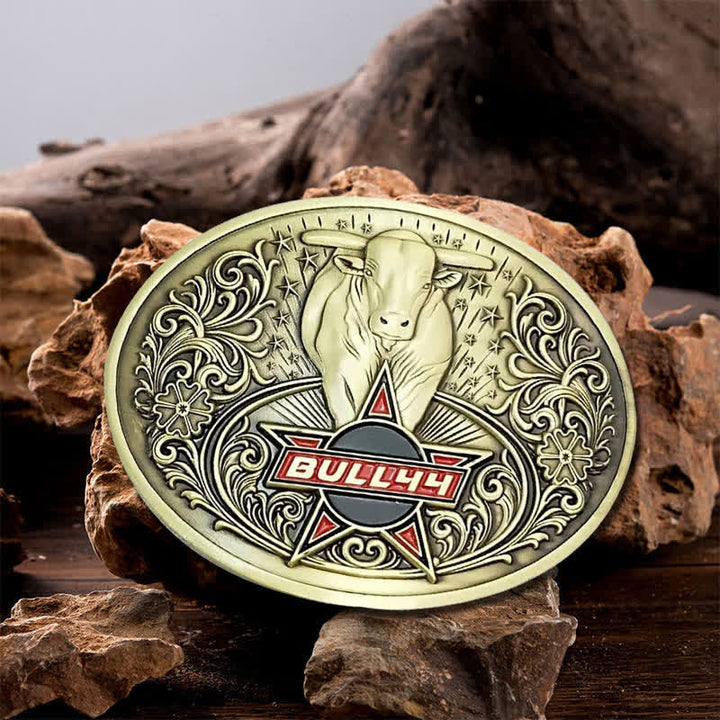 Cintura in pelle con fibbia porta birra creativa fai da te Raging Bull da uomo