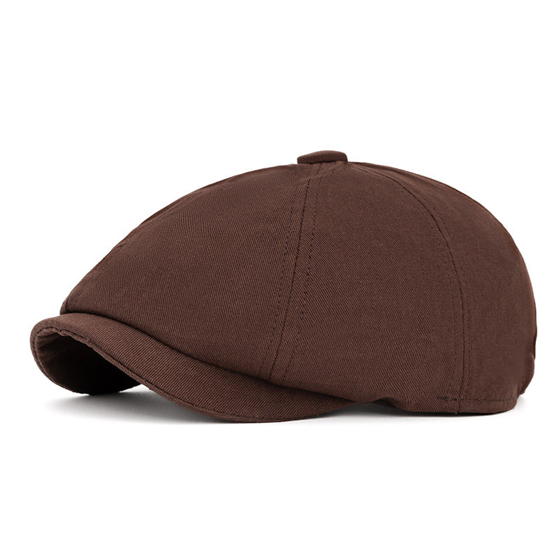 Cappello basco ottagonale retrò britannico primaverile ed estivo - Caffè - Regolabile (22 1/2"-24") - image 15
