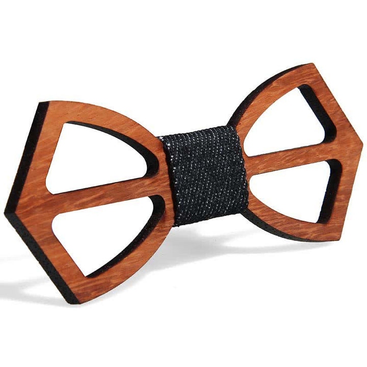 Papillon creativo e divertente in legno da uomo - Stile n. 6 - image 11