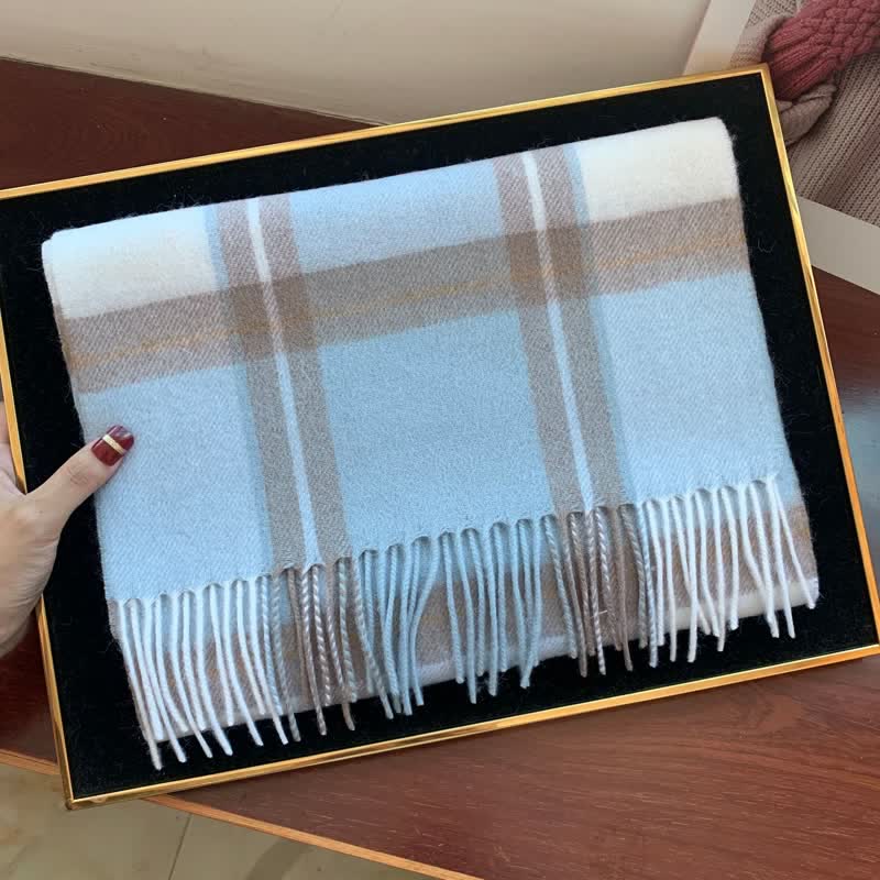 Sciarpa scozzese calda e grande in cashmere unisex di Edimburgo