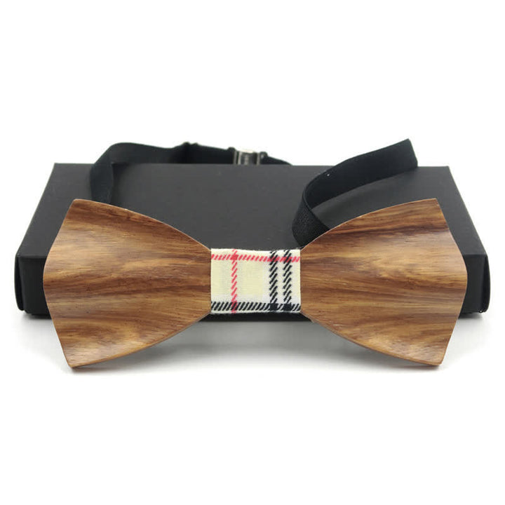 Papillon in legno curvo 3D di classe da uomo