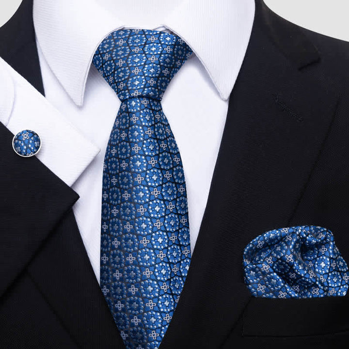 Set di 3 cravatte da uomo SteelBlue Patrician Gent