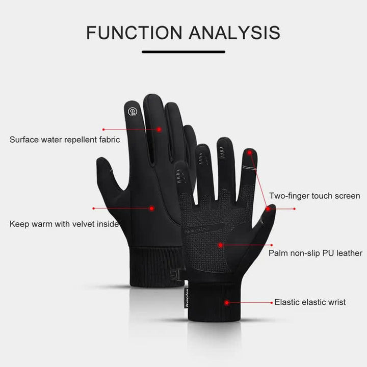 Guanti tattici elastici con touch screen per equitazione invernale - image 3