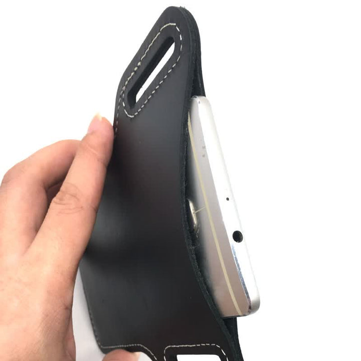 Custodia per cellulare con passante in pelle, cintura, borsa
