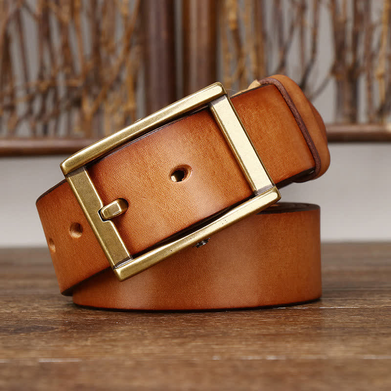 Cintura in pelle da uomo con borchie Tough Guy