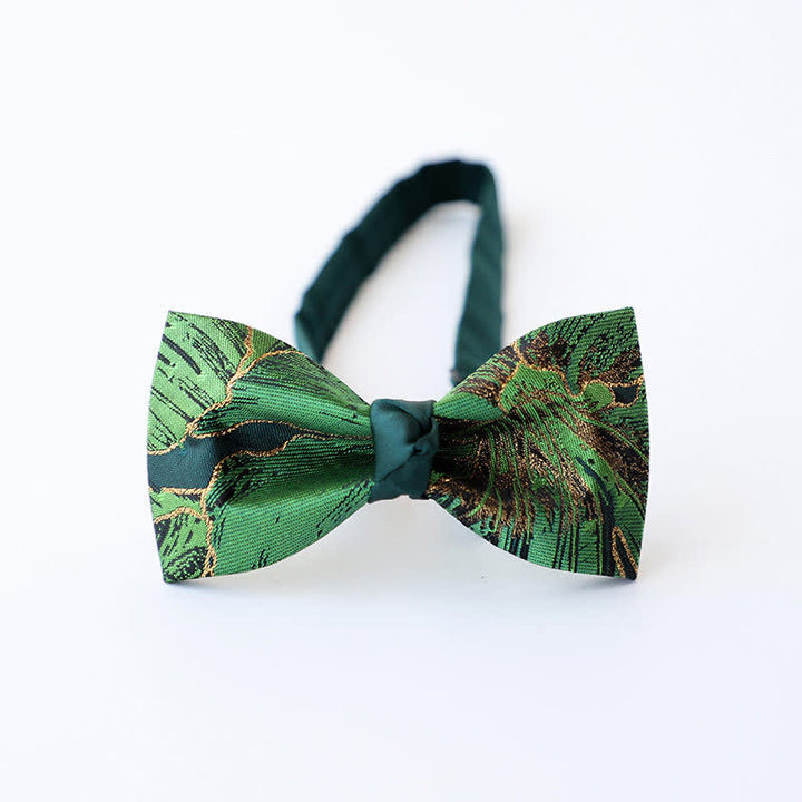 Papillon Koi color oro della serie verde da uomo - Stile n. 5 - image 11