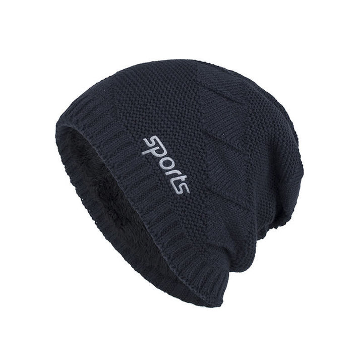 Cappello lavorato a maglia invernale casual in tinta unita