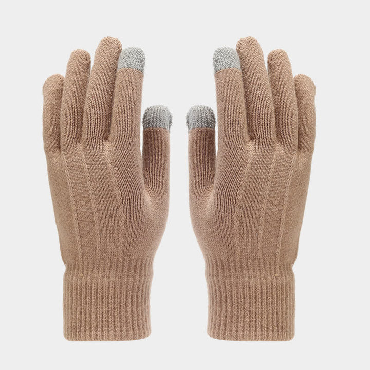 Set di 3 cappelli, sciarpe e guanti classici unisex versatili