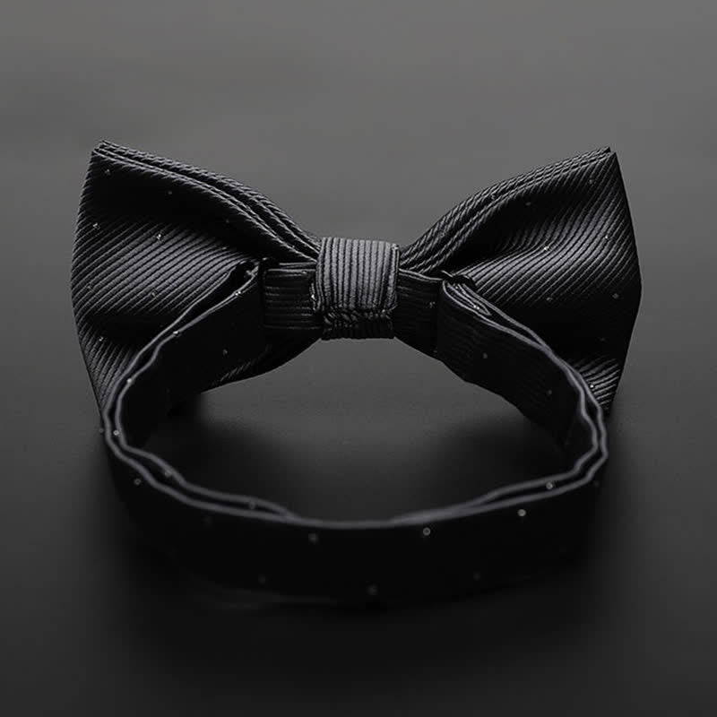 Papillon da smoking formale a pois da uomo - image 4