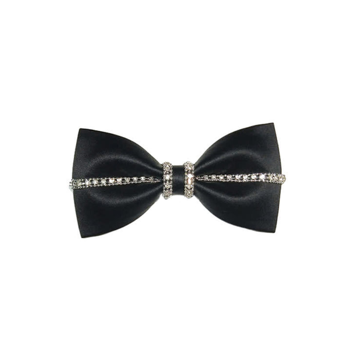 Papillon da cerimonia formale di lusso da uomo - Nero - image 1