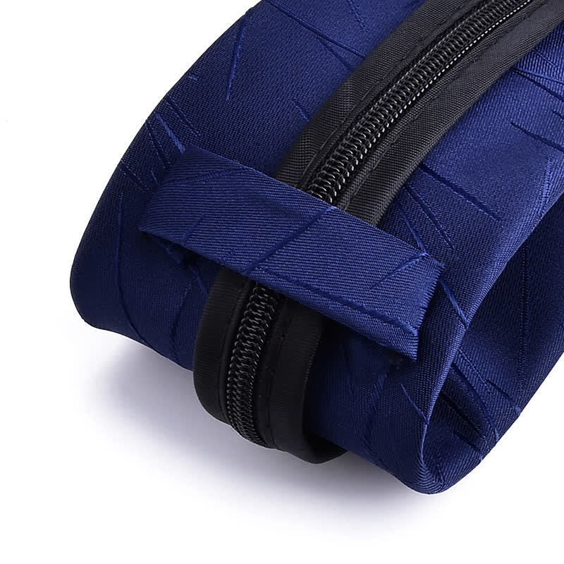 Cravatta a righe a quadri con cerniera da uomo - image 3