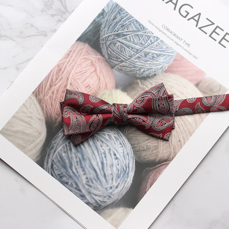Papillon da ballo con stampa floreale multi-stile da uomo