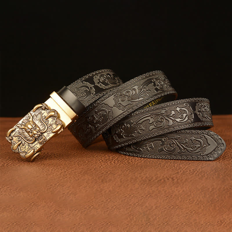Cintura in pelle Mighty Dragon Claw da uomo - image 14