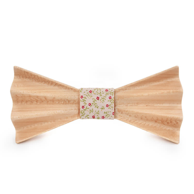 Papillon in legno piegato stereo 3D Burlywood da uomo - Beige - image 3