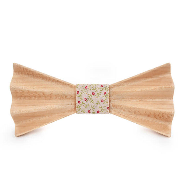 Papillon in legno piegato stereo 3D Burlywood da uomo - Beige - image 3