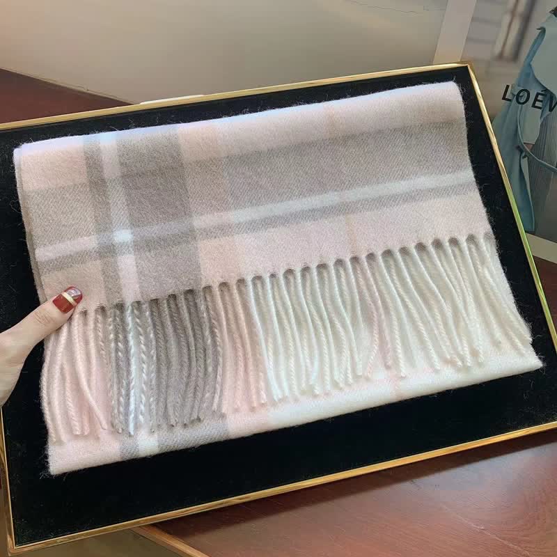 Sciarpa scozzese calda e grande in cashmere unisex di Edimburgo