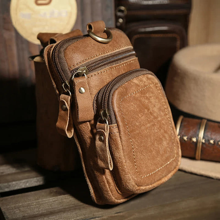Borsa da cintura per il tempo libero, grande capienza, per il business e lo sport