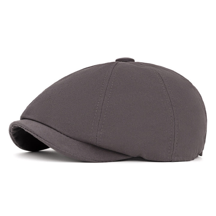 Cappello basco ottagonale retrò britannico primaverile ed estivo - Grigio - Regolabile (22 1/2"-24") - image 13