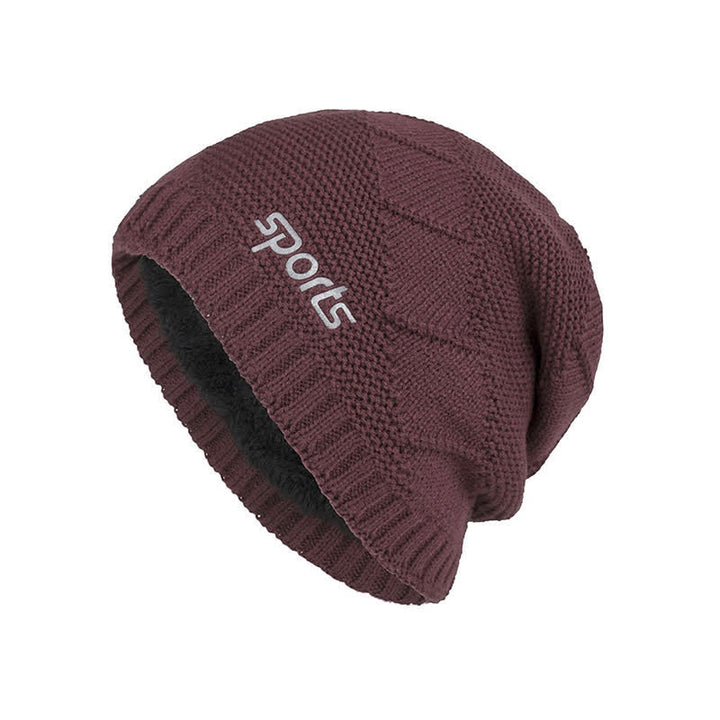 Cappello lavorato a maglia invernale casual in tinta unita
