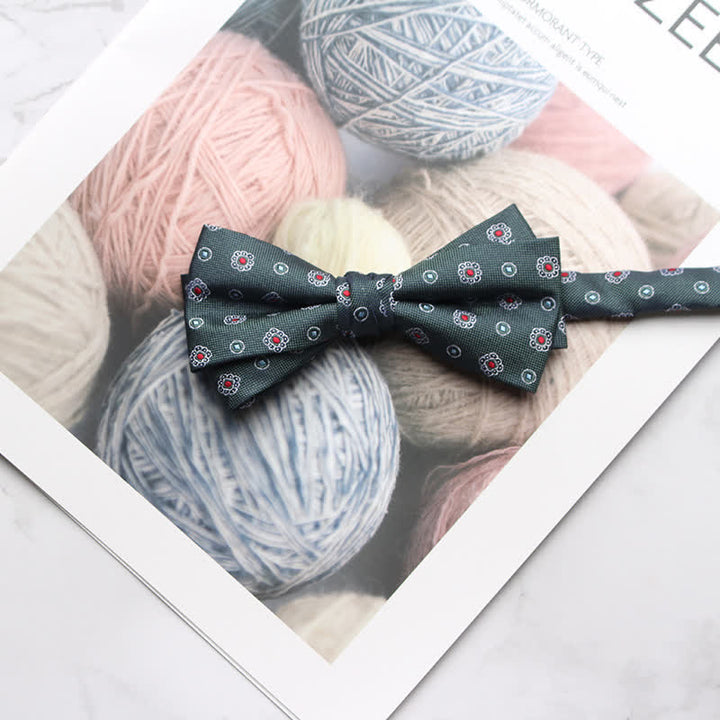 Papillon da ballo con stampa floreale multi-stile da uomo