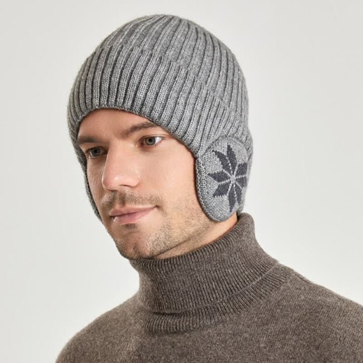 Cappello invernale unisex caldo e spesso lavorato a maglia