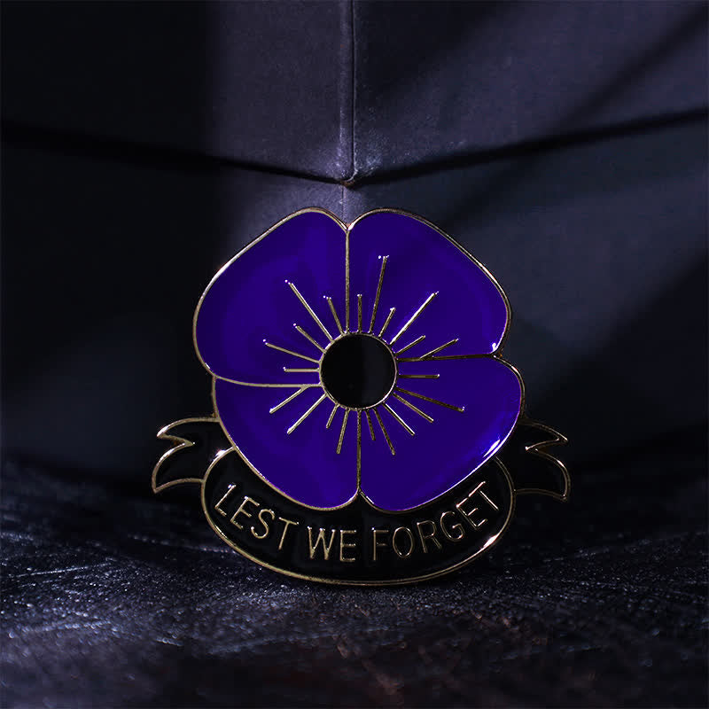 Spilla unisex Lest We Forget Poppy da 3 pezzi