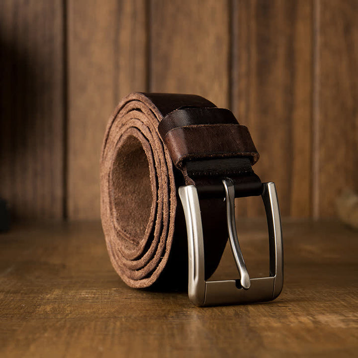 Cintura in pelle personalizzata originale da uomo