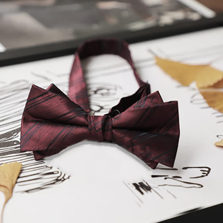 Papillon Gentleman da uomo serie Borgogna
