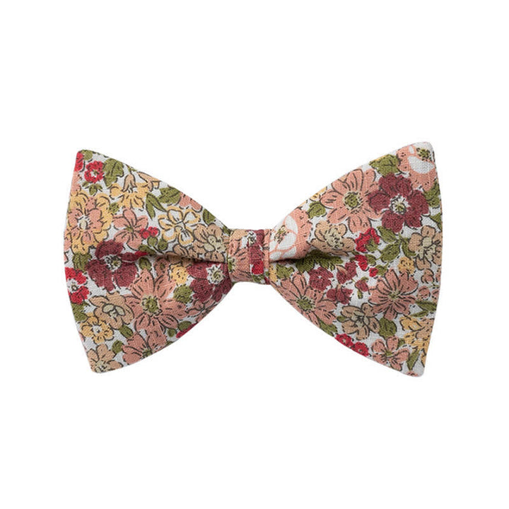 Papillon da uomo con motivo floreale grafico per matrimonio