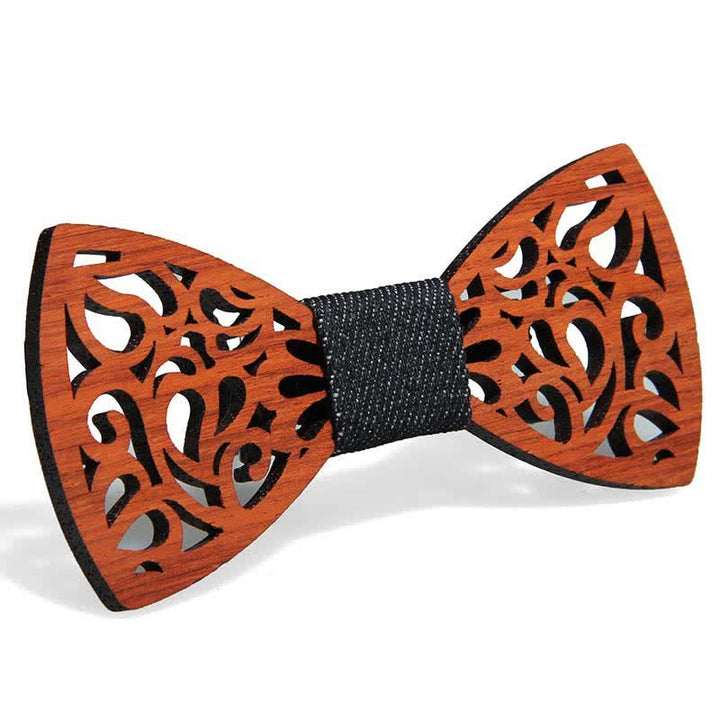 Papillon creativo e divertente in legno da uomo - Stile n. 5 - image 7