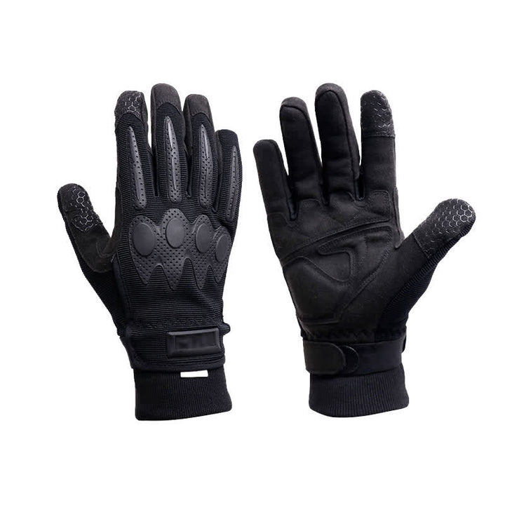 Guanti tattici neri a dita intere per l'outdoor mountaining