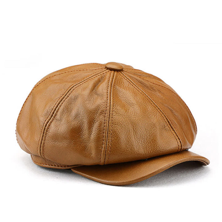 Berretto da pittore in pelle di mucca Gatsby a 8 pannelli - image 1