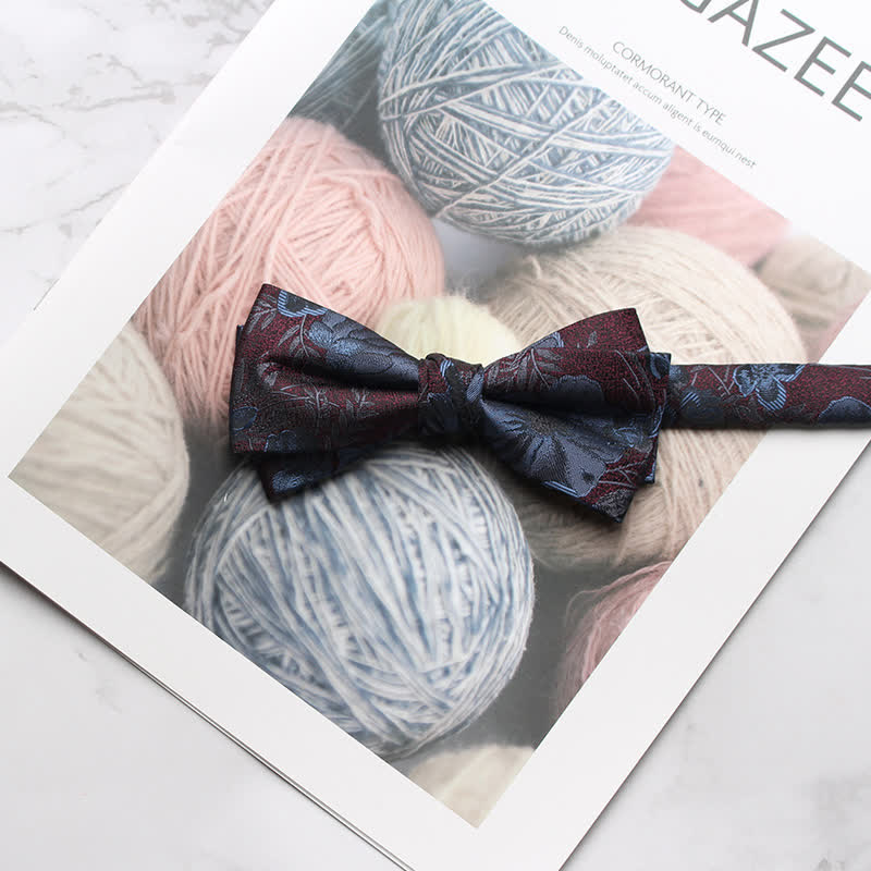 Papillon da ballo con stampa floreale multi-stile da uomo