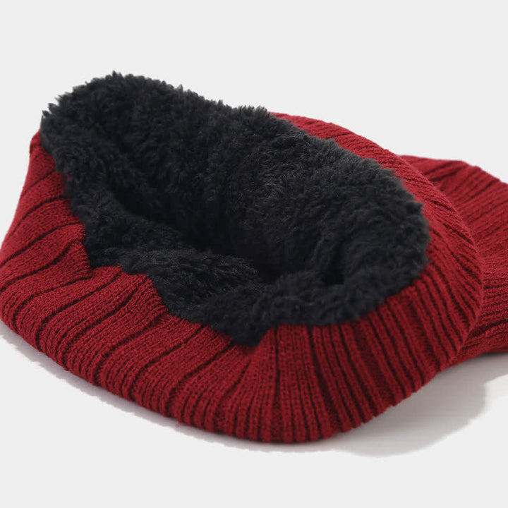Set di 3 cappelli, sciarpe e guanti in maglia spessa unisex