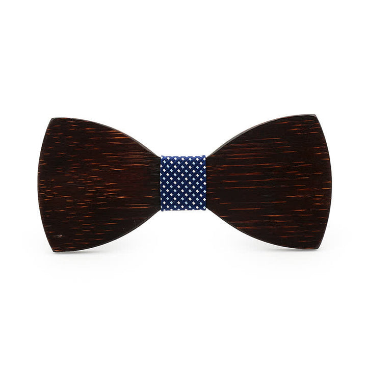 Papillon in legno nero originale da uomo